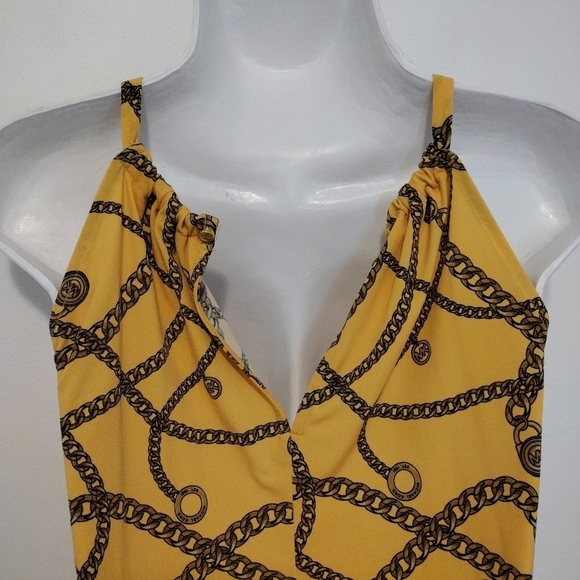 Michael Kors - Chain-Link Sleeveless Peplum Blouse - Picture 11 of 13